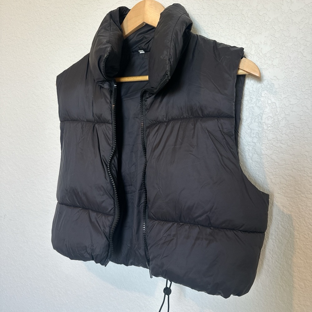 Black Puffer Vest
